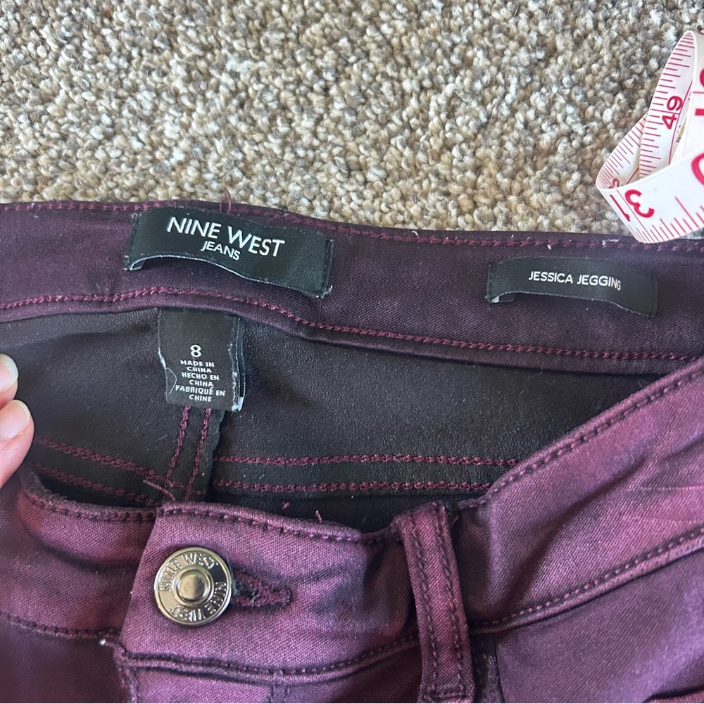 [Nine West] Eggplant Purple Jessica Jeggings - Picture 5 of 6